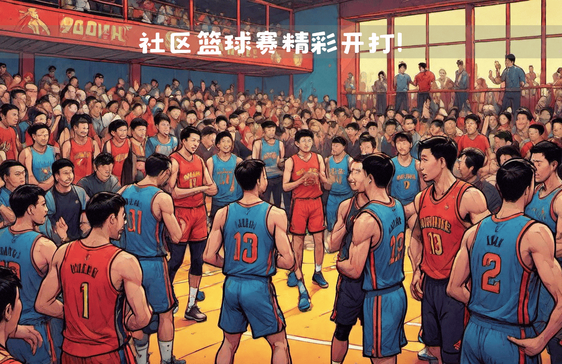 篮球赛事精彩纷呈，每个球员都在全力拼搏的简单介绍